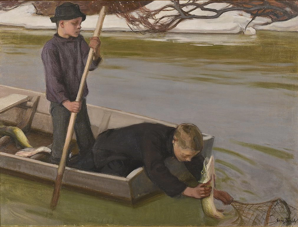 Eero Järnefelt - Giovani pescatori, Järvenpään taidemuseo